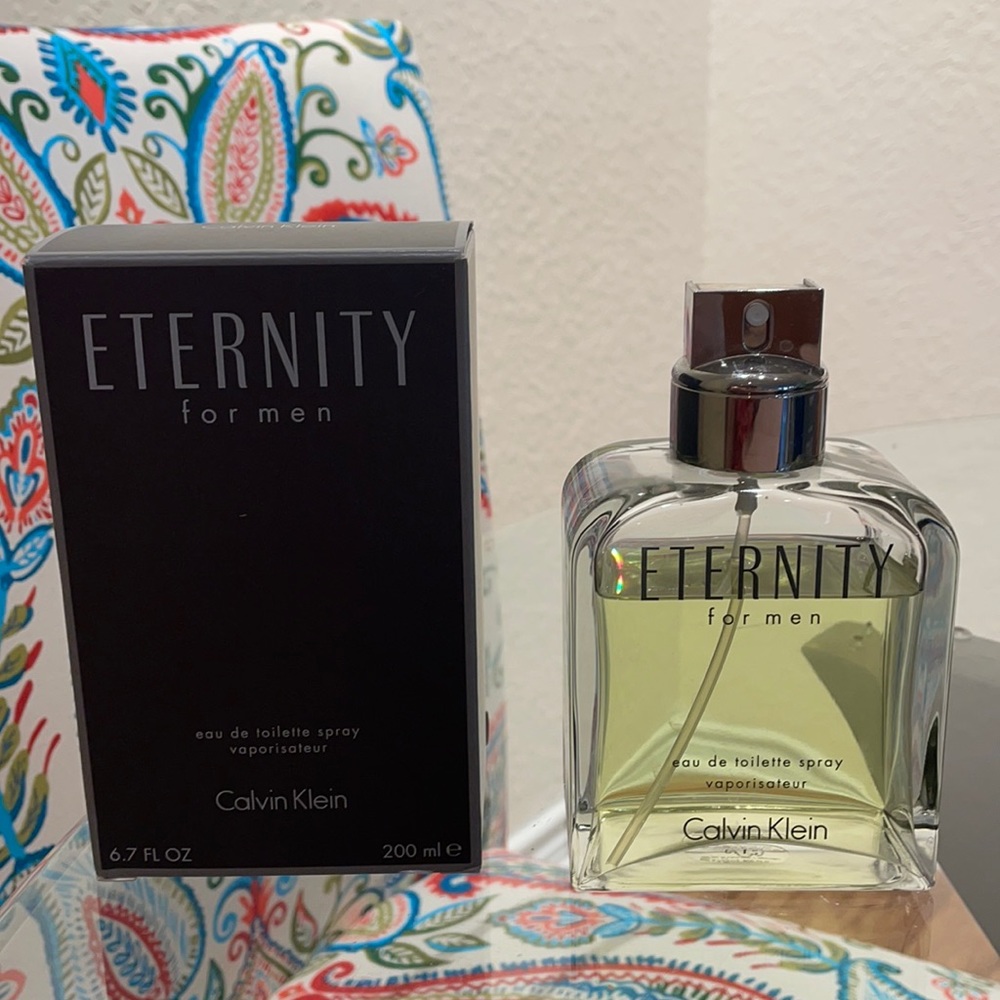 ETERNITY for men-6.7 Oz bottle